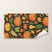 Pompoenpatroon Harvest Day Herfst Bad Handdoek (Handdoek)