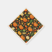 Pompoenpatroon Harvest Day Herfst Servet (Hoek)