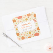 Pompoenpatroon Herfst Decoratie Stickers (Envelop)