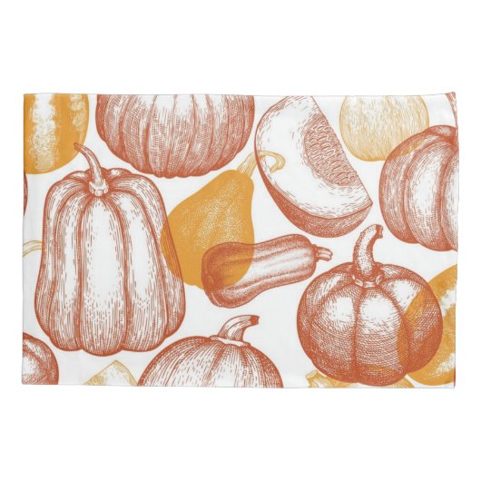 Pompoenpatroon Kussensloop (Achterkant)