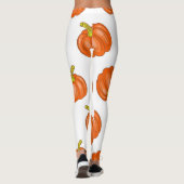 Pompoenpatroon Leggings (Achterkant)