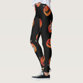 Pompoenpatroon Leggings (Links)