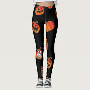 Pompoenpatroon Leggings
