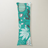 Pompoenpatroon Lichaamskussen (Voorkant Verticaal)