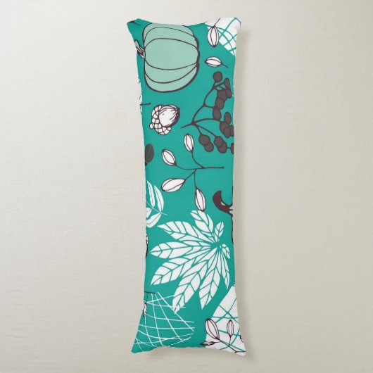 Pompoenpatroon Lichaamskussen (Voorkant Verticaal)