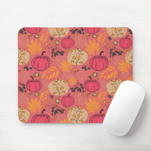 Pompoenpatroon Muismat (Met muis)