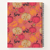 Pompoenpatroon Notitieboek (Achterkant)