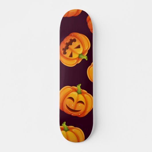 Pompoenpatroon Persoonlijk Skateboard (Voorkant)