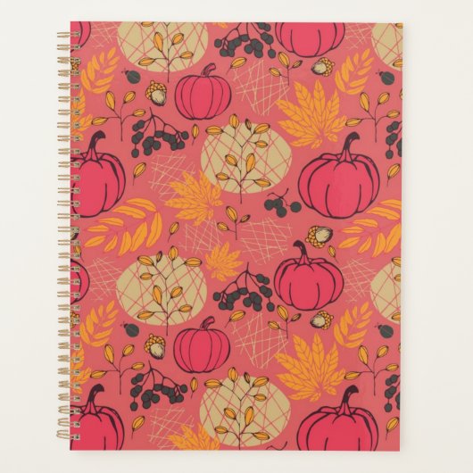 Pompoenpatroon Planner (Voorkant)