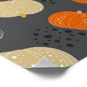 Pompoenpatroon Poster (Hoek)