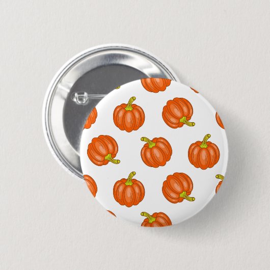 Pompoenpatroon Ronde Button 5,7 Cm (Voorkant /achterkant)