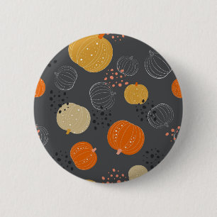 Pompoenpatroon Ronde Button 5,7 Cm