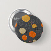 Pompoenpatroon Ronde Button 5,7 Cm (Voorkant /achterkant)