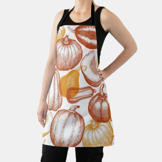 Pompoenpatroon Schort (Insitu)