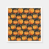 Pompoenpatroon Servet (Voorkant)