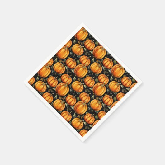 Pompoenpatroon Servet (Hoek)