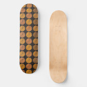 pompoenpatroon-Sinaasappel Persoonlijk Skateboard (Voorkant)