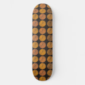 pompoenpatroon-Sinaasappel Persoonlijk Skateboard (Voorkant)