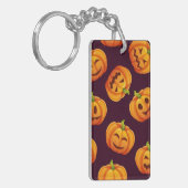 Pompoenpatroon Sleutelhanger (Voorkant Links)