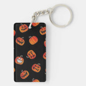 Pompoenpatroon Sleutelhanger (achterkant)