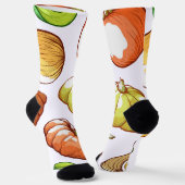 Pompoenpatroon Sokken (Gebogen)