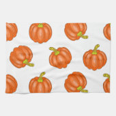 Pompoenpatroon Theedoek (Horizontaal)