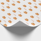 Pompoenpatroon Verpakkend Document, Herfst Baby sh Cadeaupapier (Hoek)