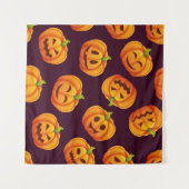 Pompoenpatroon Wandkleed (Voorkant (horizontaal))