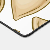 Pompoenpitten patroon bureaumat (Hoek)