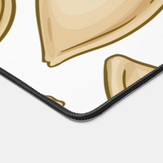 Pompoenpitten patroon bureaumat (Hoek)