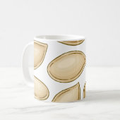 Pompoenpitten patroon koffiemok (Voorkant links)