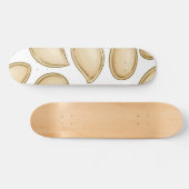 Pompoenpitten patroon persoonlijk skateboard (Horizontaal)