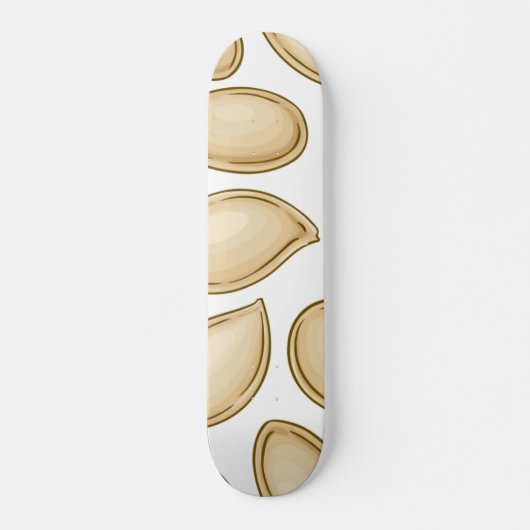 Pompoenpitten patroon persoonlijk skateboard (Voorkant)