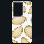 Pompoenpitten patroon samsung galaxy hoesje<br><div class="desc">Voor echte liefhebbers van pompoenen</div>