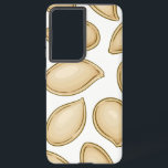 Pompoenpitten patroon samsung galaxy hoesje<br><div class="desc">Voor echte liefhebbers van pompoenen</div>