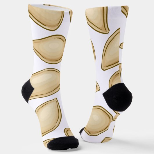 Pompoenpitten patroon sokken (Gebogen)