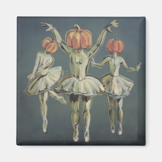 pompoenpittenballerina's magneet (Voorkant)