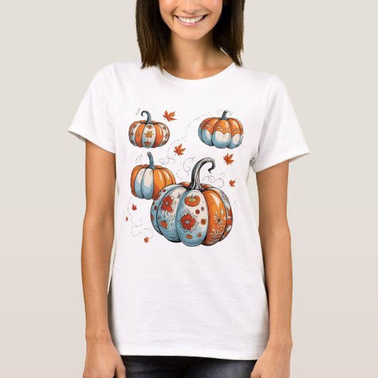 Pompoenplein dagen 🎃🍂 t-shirt (Voorkant)