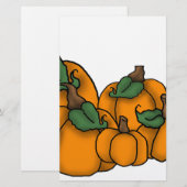 pompoenpleister briefpapier (Voorkant / Achterkant)