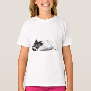 Pompoenpleister Corgi Houding T-shirt
