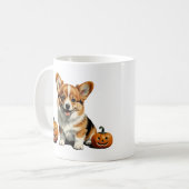 Pompoenpleister Corgi Koffiemok (Voorkant links)