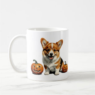 Pompoenpleister Corgi Koffiemok