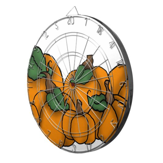 pompoenpleister dartbord (Voorkant Rechts)