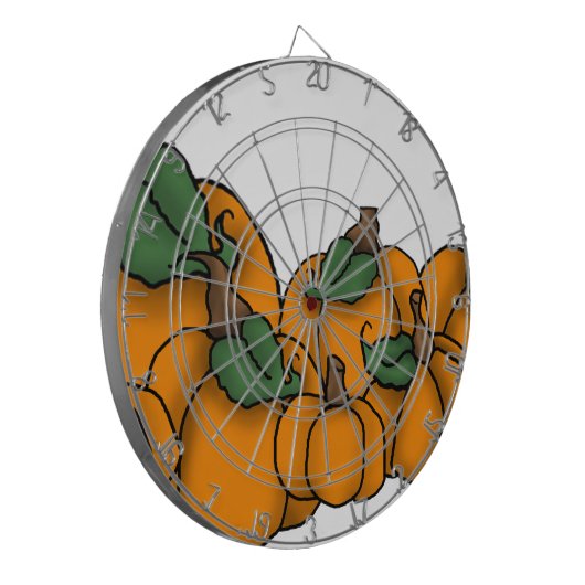 pompoenpleister dartbord (Voorkant Links)