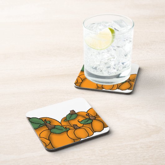 pompoenpleister drankjes onderzetter (Rechterzijde)