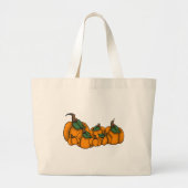 pompoenpleister grote tote bag (Voorkant)