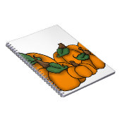 pompoenpleister notitieboek (Rechterzijde)
