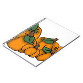pompoenpleister notitieboek (Linkerzijde)