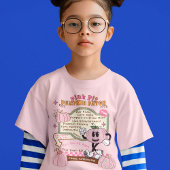 Pompoenpleister Pompoenplukken - Roze Pompoen T-shirt