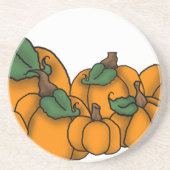 pompoenpleister zandsteen onderzetter (Voorkant)